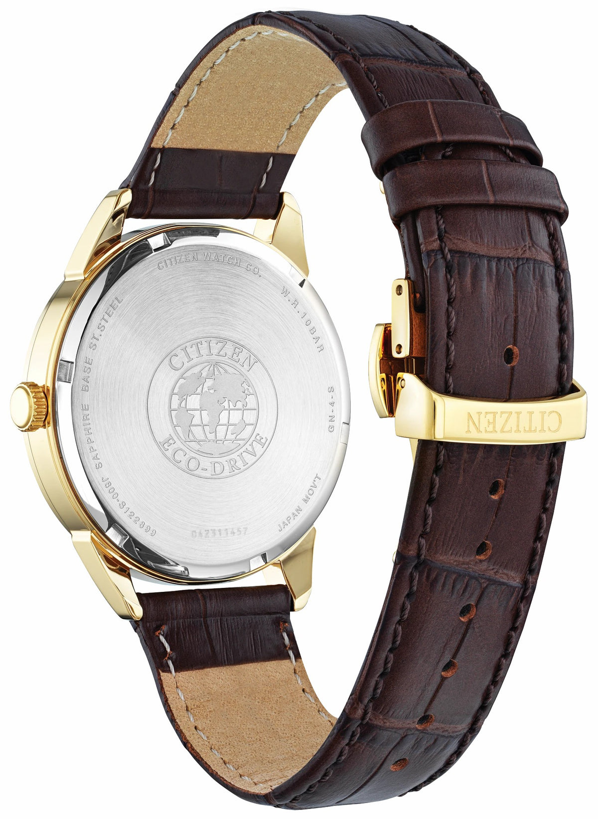Citizen Rolan Champagne Dial Leather Strap AW0092-07Q
