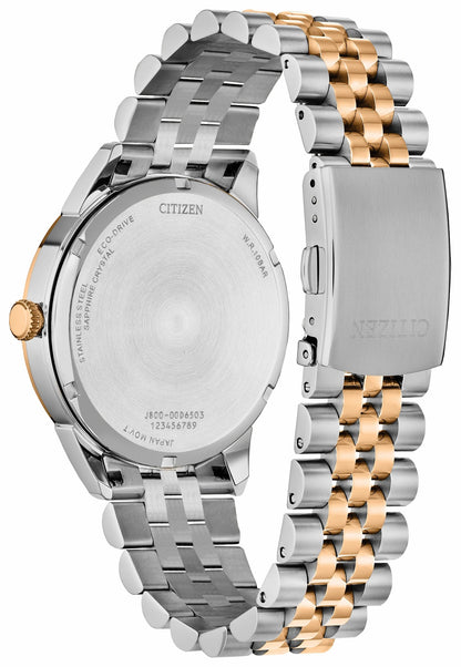 Citizen Rolan Brown Dial Stainless Steel Bracelet AW0156-57X