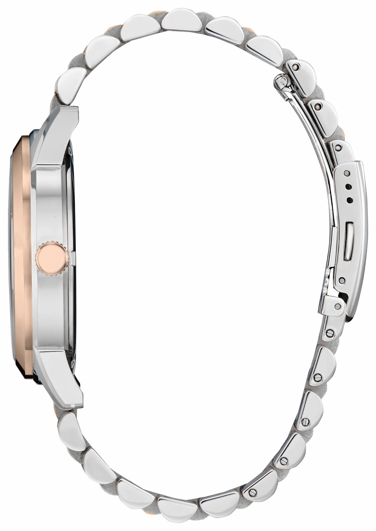 Citizen Rolan Brown Dial Stainless Steel Bracelet AW0156-57X