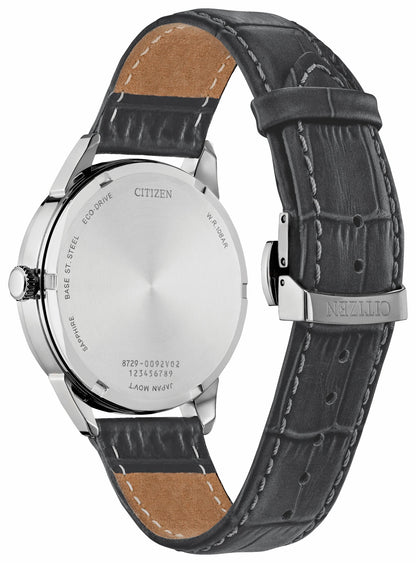 Citizen Rolan Silver-Tone Dial Leather Strap BU2110-01A
