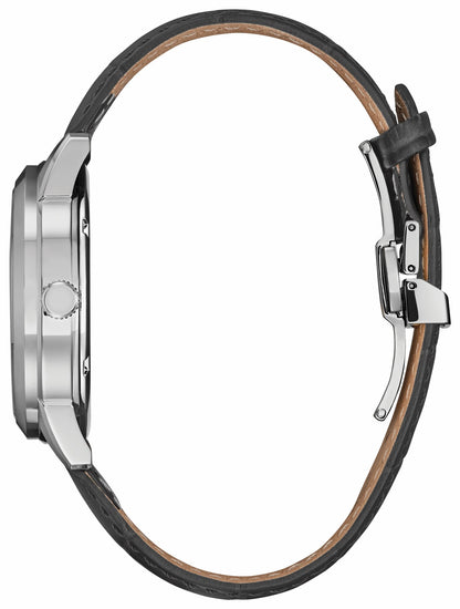 Citizen Rolan Silver-Tone Dial Leather Strap BU2110-01A