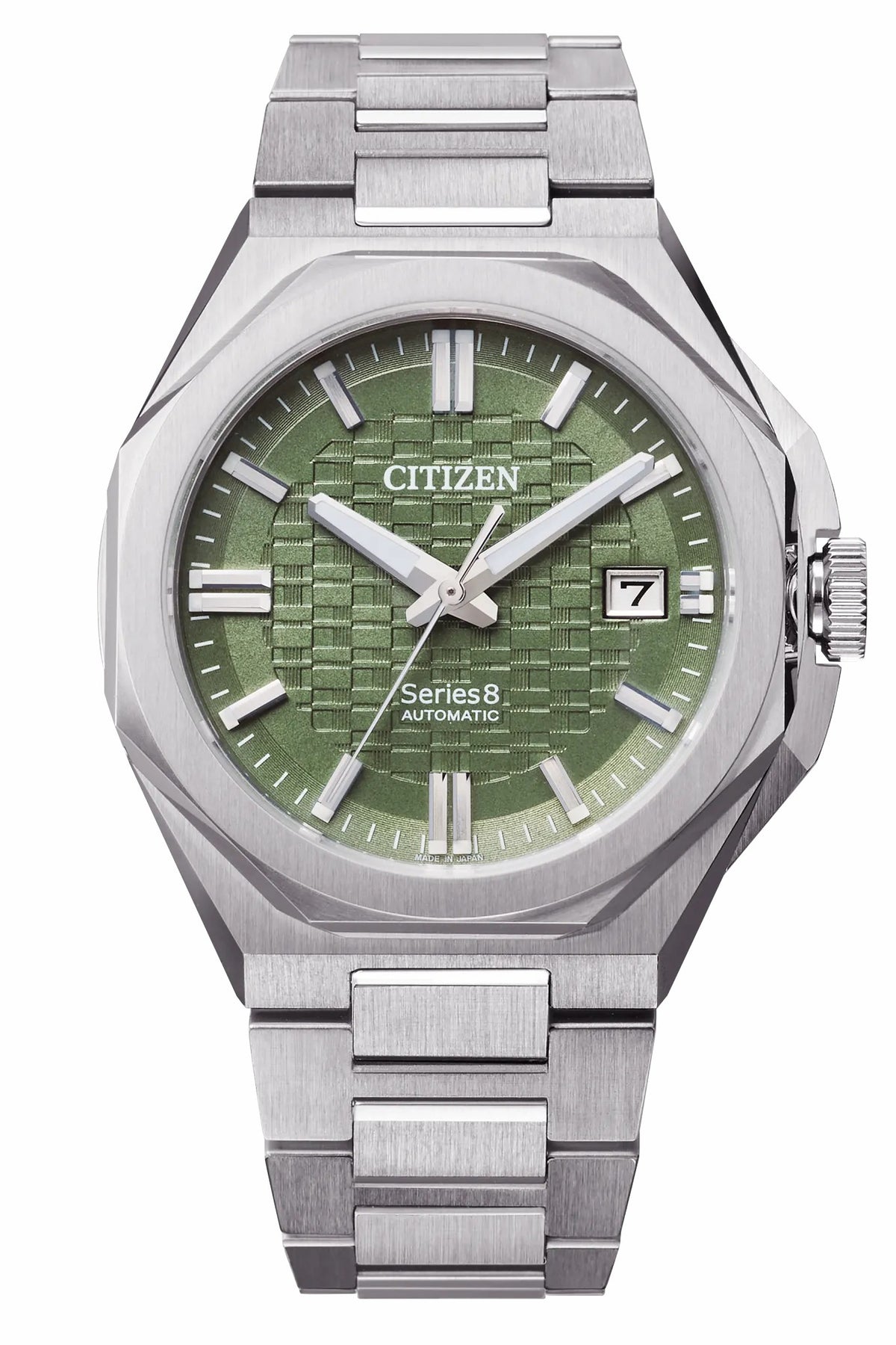 Citizen Series8 Green Dial Stainless Steel Bracelet NB6080-51W