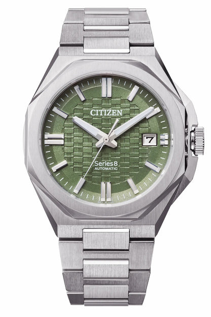 Citizen Series8 Green Dial Stainless Steel Bracelet NB6080-51W