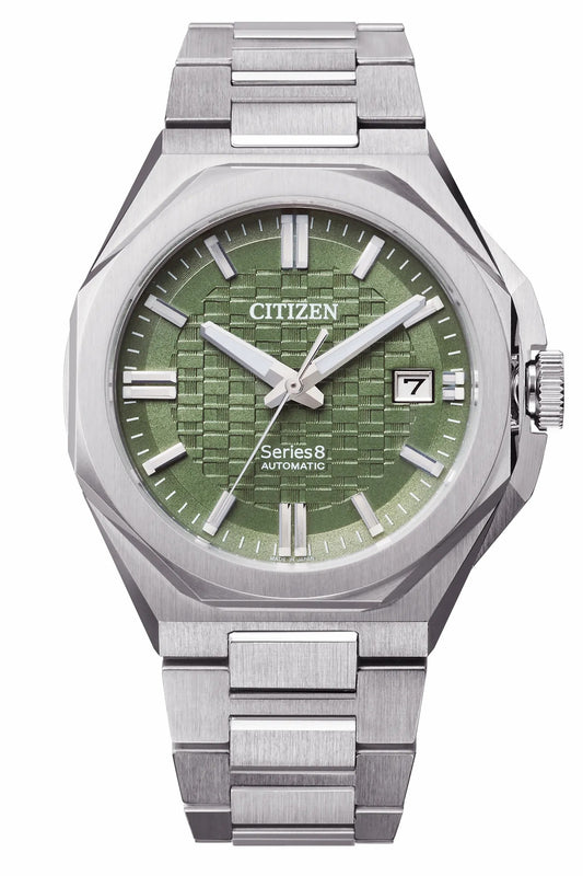 Citizen Series8 Green Dial Stainless Steel Bracelet NB6080-51W