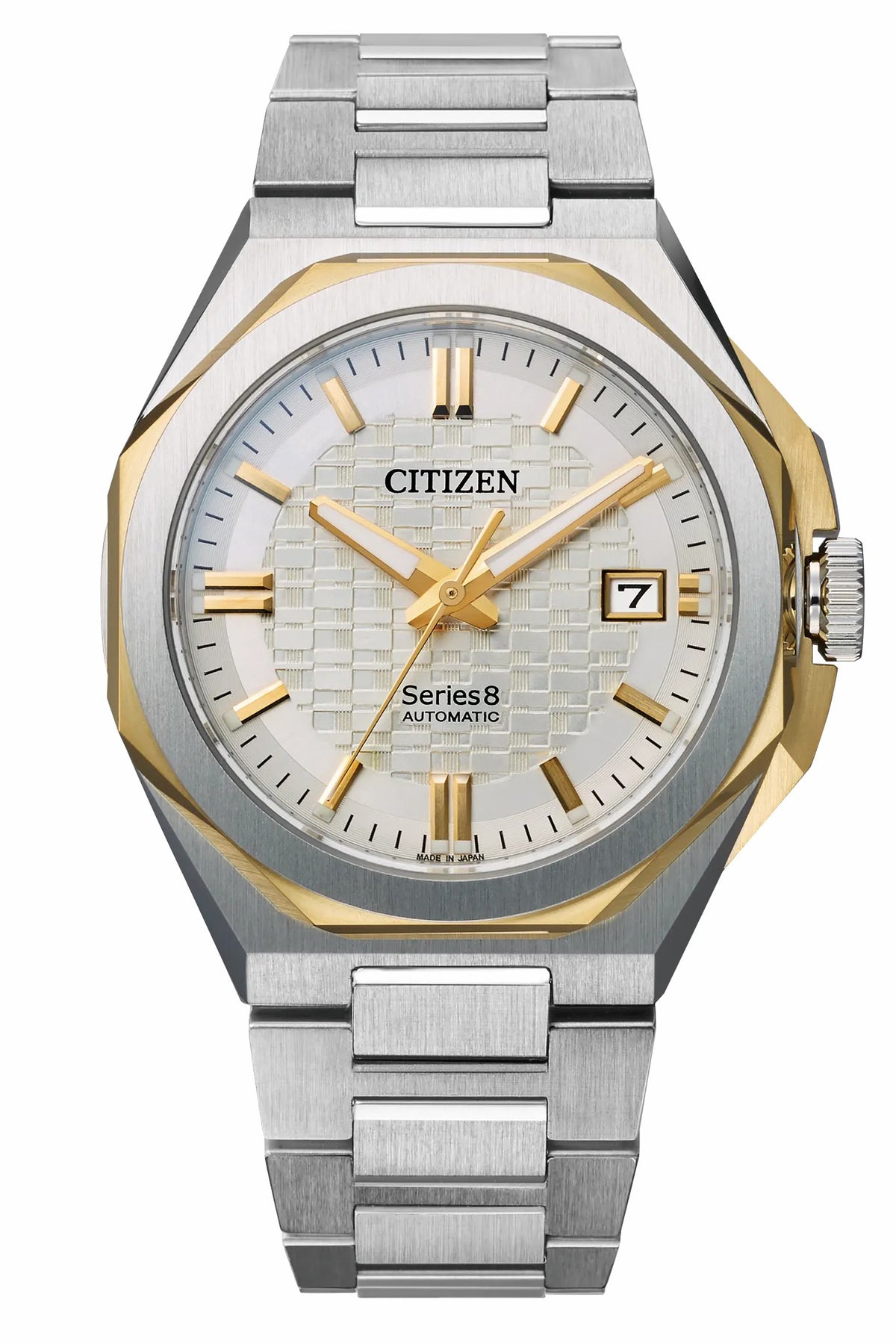 Citizen Series8 White Dial Stainless Steel Bracelet NB6084-50A