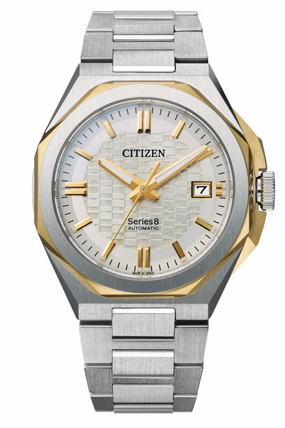 Citizen Series8 White Dial Stainless Steel Bracelet NB6084-50A