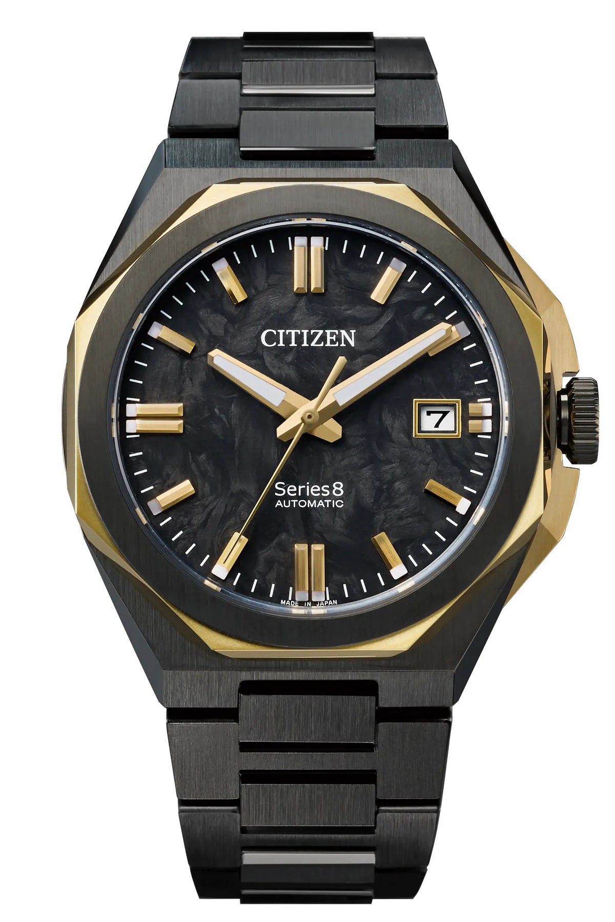 Citizen Series8 Black Dial Stainless Steel Bracelet NB6086-54E