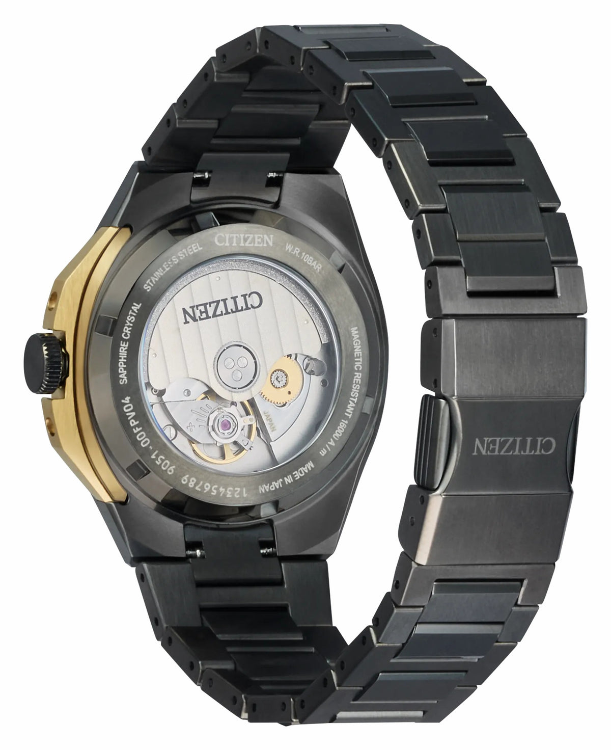 Citizen Series8 Black Dial Stainless Steel Bracelet NB6086-54E