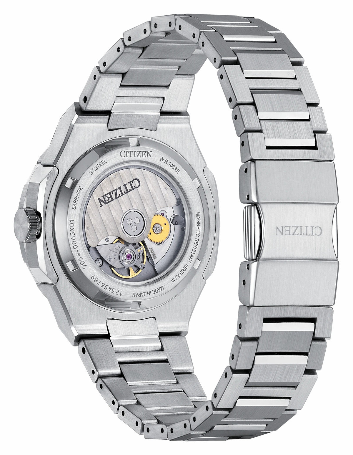 Citizen Series8 880 GMT Black Dial Stainless Steel Bracelet NB6031-56E