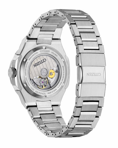 Citizen Series8 880 GMT Navy Dial Stainless Steel Bracelet NB6034-58L