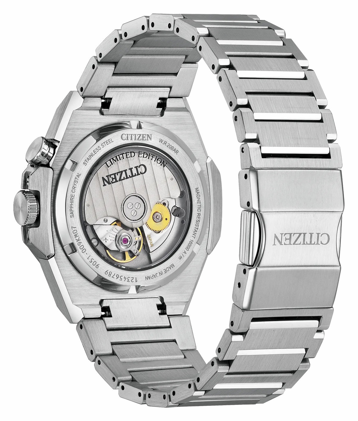 Citizen Series8 890 City Lights Silver-Tone Dial Stainless Steel Bracelet NB6060-58H