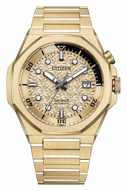 Citizen Series8 890 City Lights Gold-Tone Dial Stainless Steel Bracelet NB6062-52P