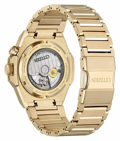 Citizen Series8 890 City Lights Gold-Tone Dial Stainless Steel Bracelet NB6062-52P