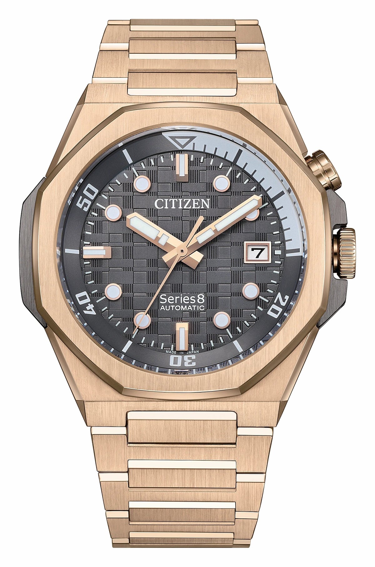 Citizen Series8 890 Gray Dial Stainless Steel Bracelet NB6069-53H