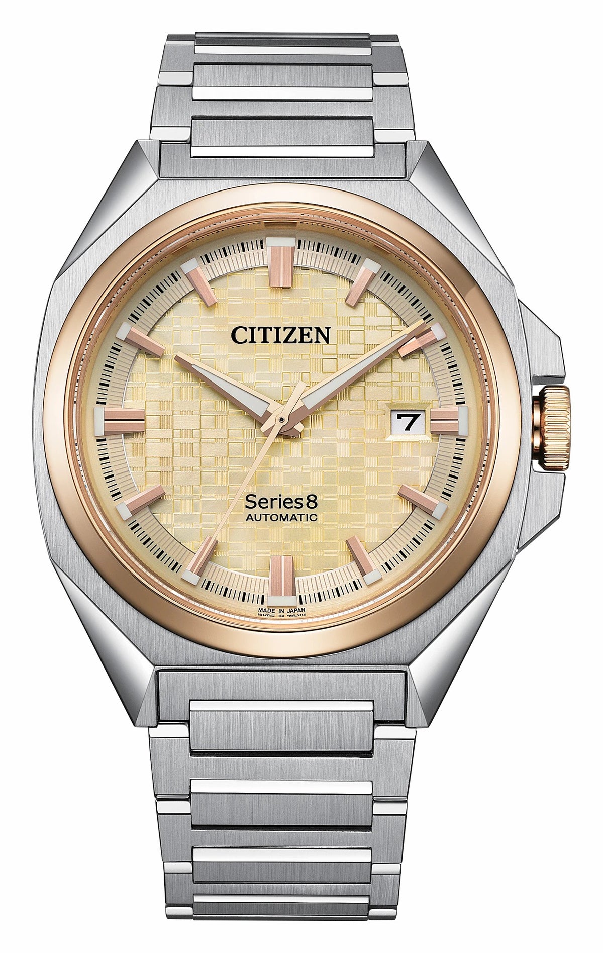 Citizen Series8 831 Champagne Dial Stainless Steel Bracelet NB6059-57P