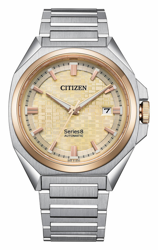 Citizen Series8 831 Champagne Dial Stainless Steel Bracelet NB6059-57P