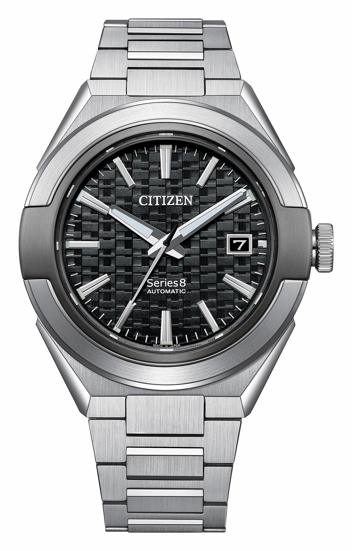 Citizen Series8 870 Black Dial Stainless Steel Bracelet NA1036-56E
