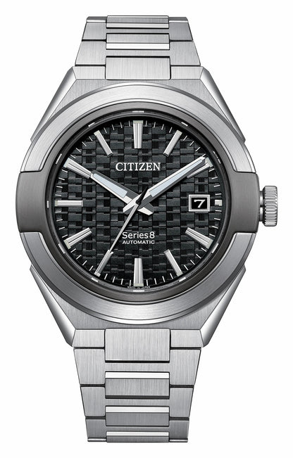 Citizen Series8 870 Black Dial Stainless Steel Bracelet NA1036-56E