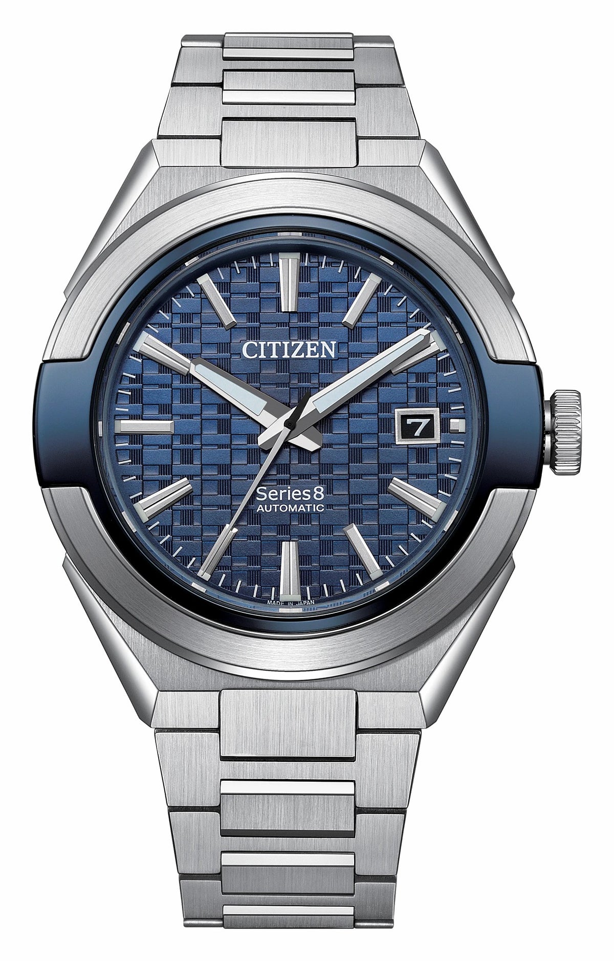 Citizen Series8 870 Blue Dial Stainless Steel Bracelet NA1037-53L