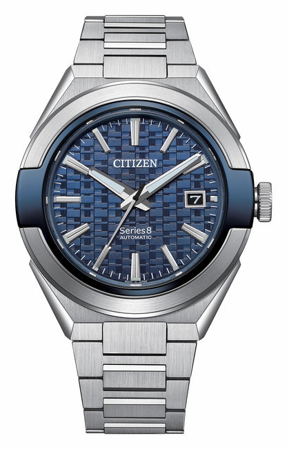 Citizen Series8 870 Blue Dial Stainless Steel Bracelet NA1037-53L