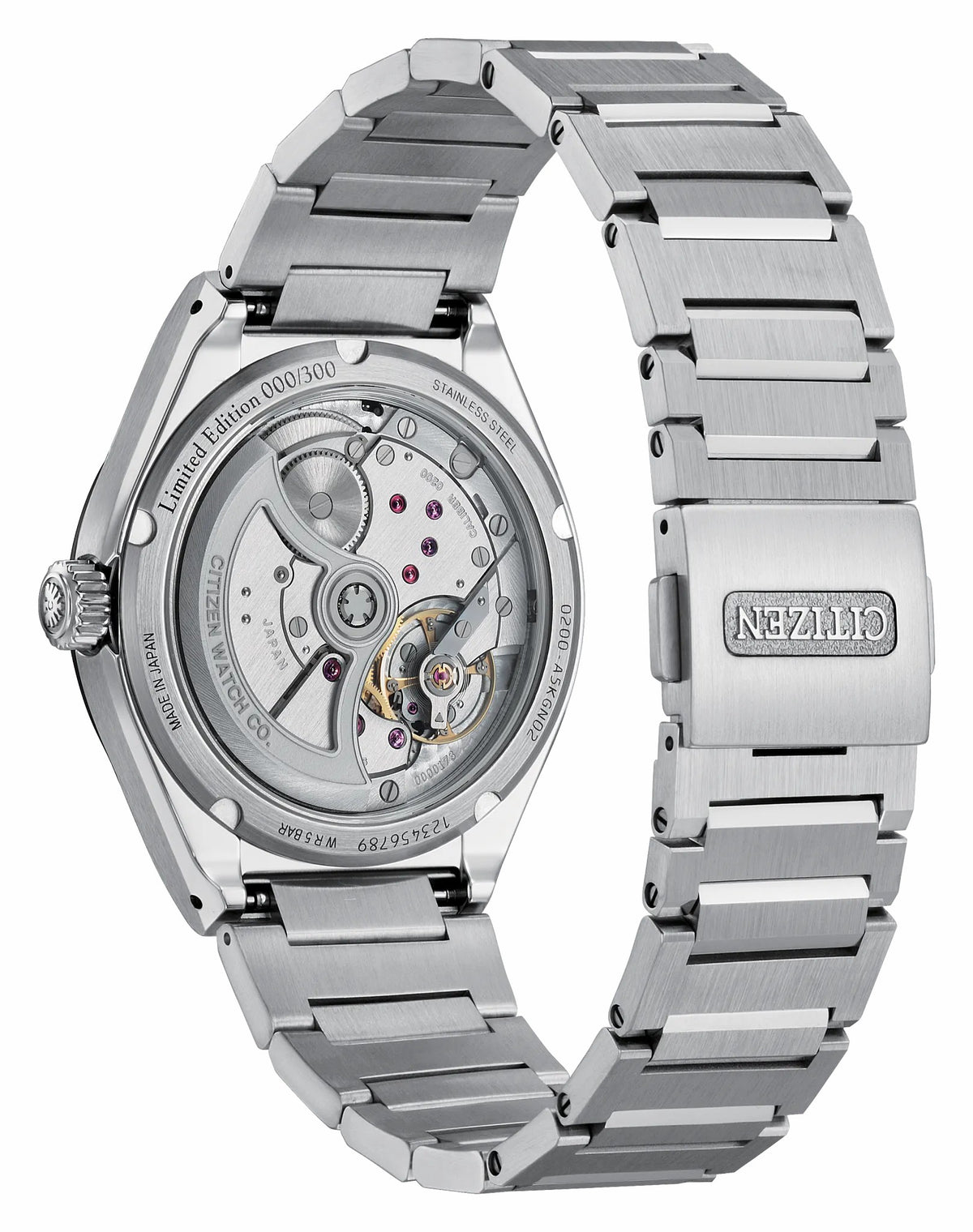 Citizen The CITIZEN Caliber 0200 Silver-Tone Dial Stainless Steel Bracelet NC0201-54A