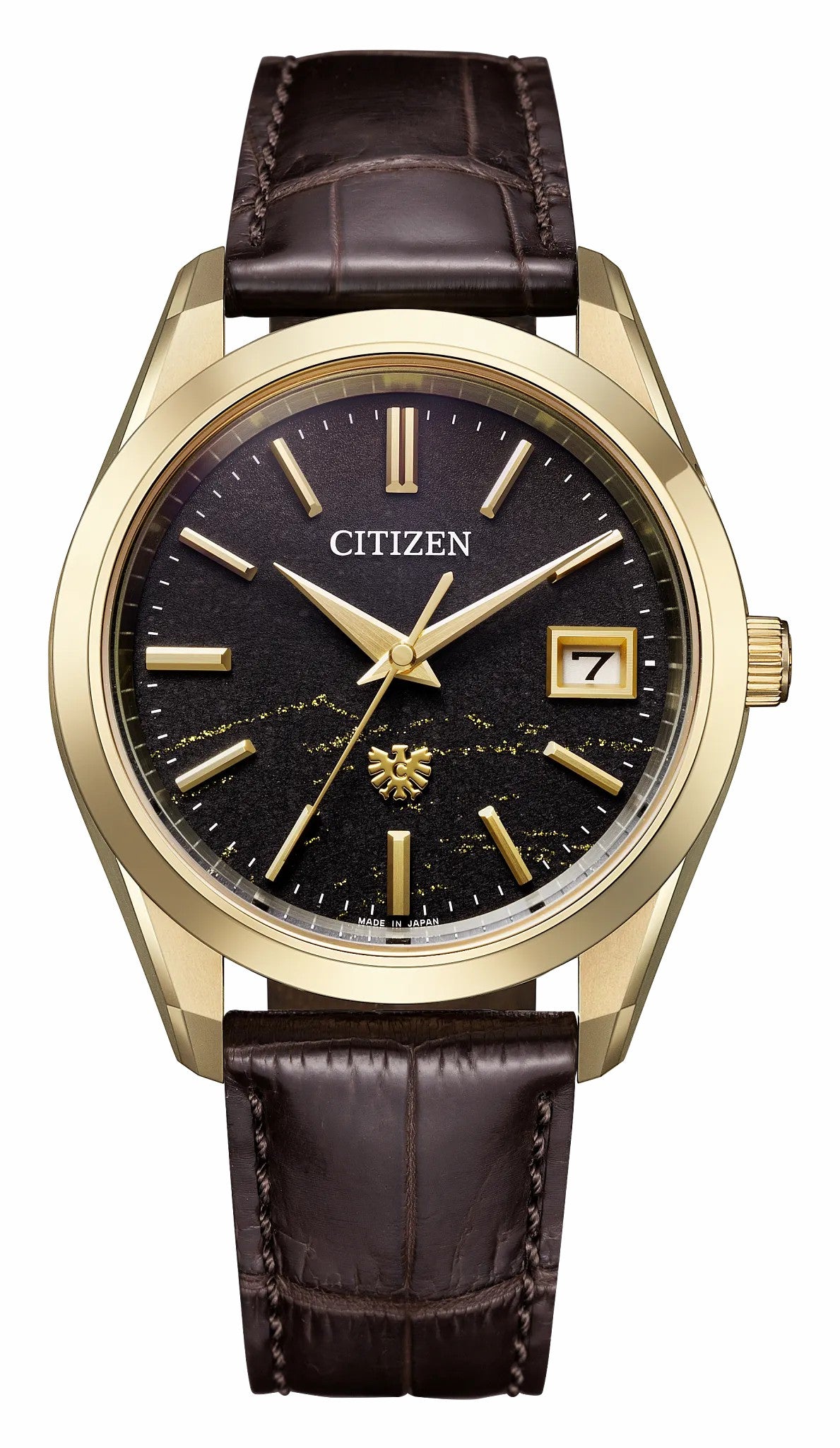Citizen The CITIZEN Brown Dial Crocodile Strap AQ4103-16W
