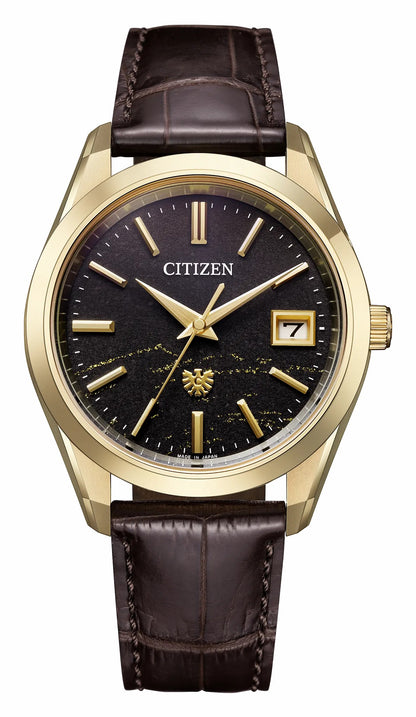 Citizen The CITIZEN Brown Dial Crocodile Strap AQ4103-16W