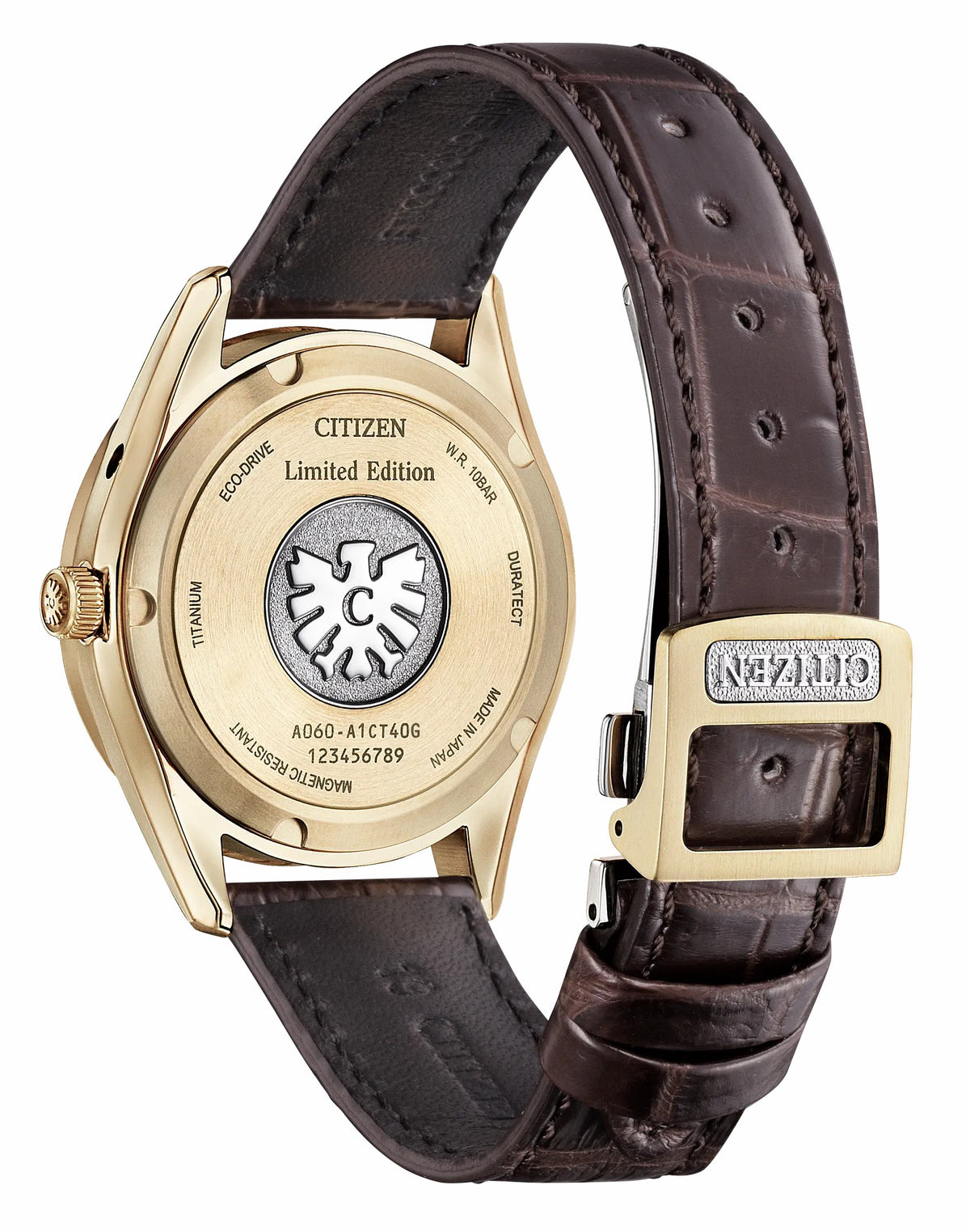 Citizen The CITIZEN Brown Dial Crocodile Strap AQ4103-16W