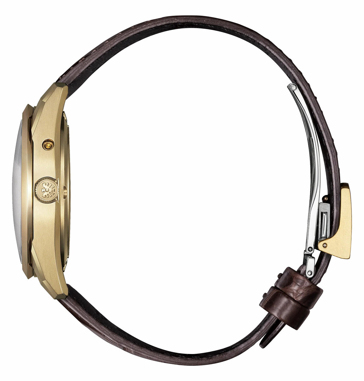 Citizen The CITIZEN Brown Dial Crocodile Strap AQ4103-16W