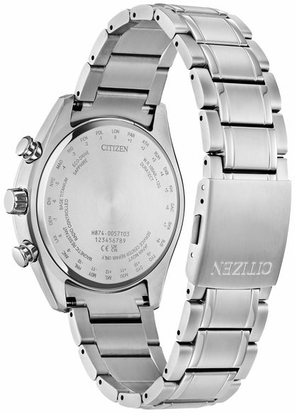 Citizen Tsuki-yomi A-T Red Dial Super Titanium Bracelet BY1018-55X