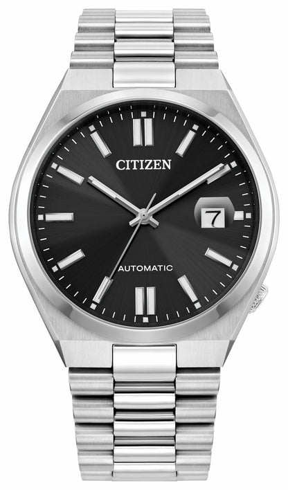 Citizen TSUYOSA Black Dial Stainless Steel Bracelet NJ0150-56E