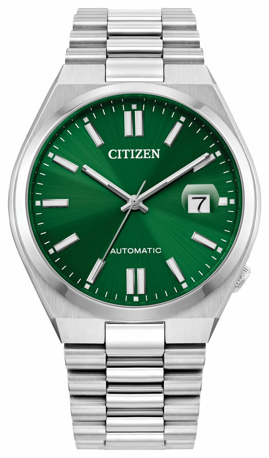 Citizen TSUYOSA Green Dial Stainless Steel Bracelet NJ0150-56X