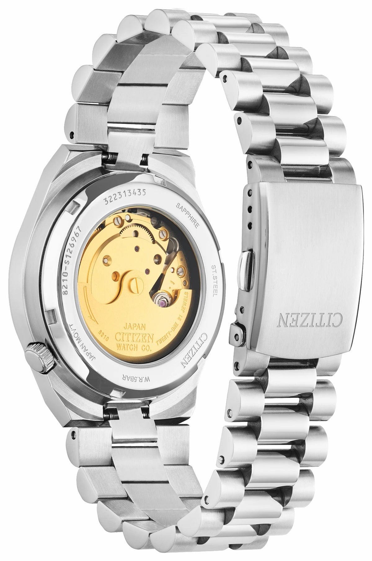 Citizen TSUYOSA Green Dial Stainless Steel Bracelet NJ0150-56X