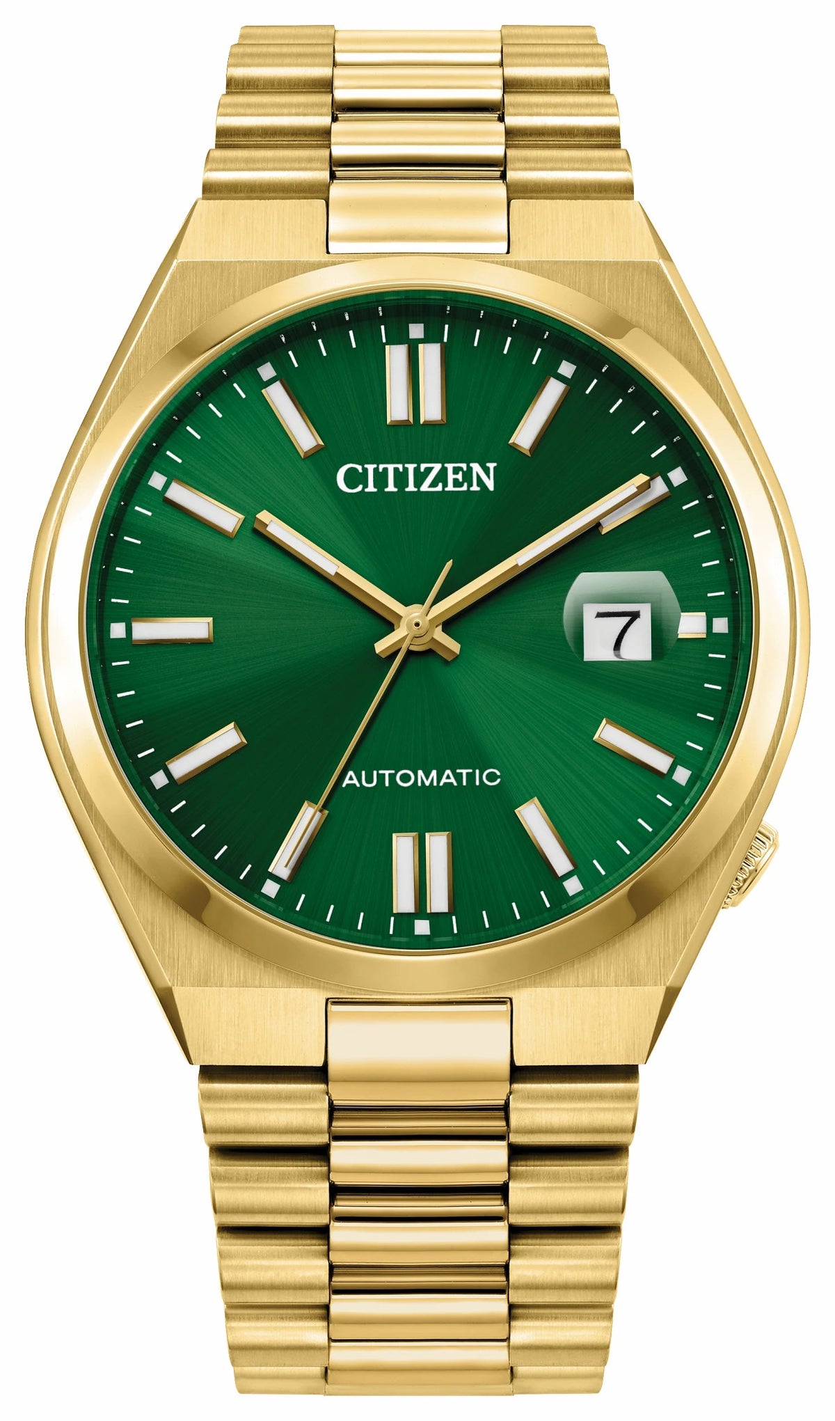 Citizen TSUYOSA Green Dial Stainless Steel Bracelet NJ0152-51X