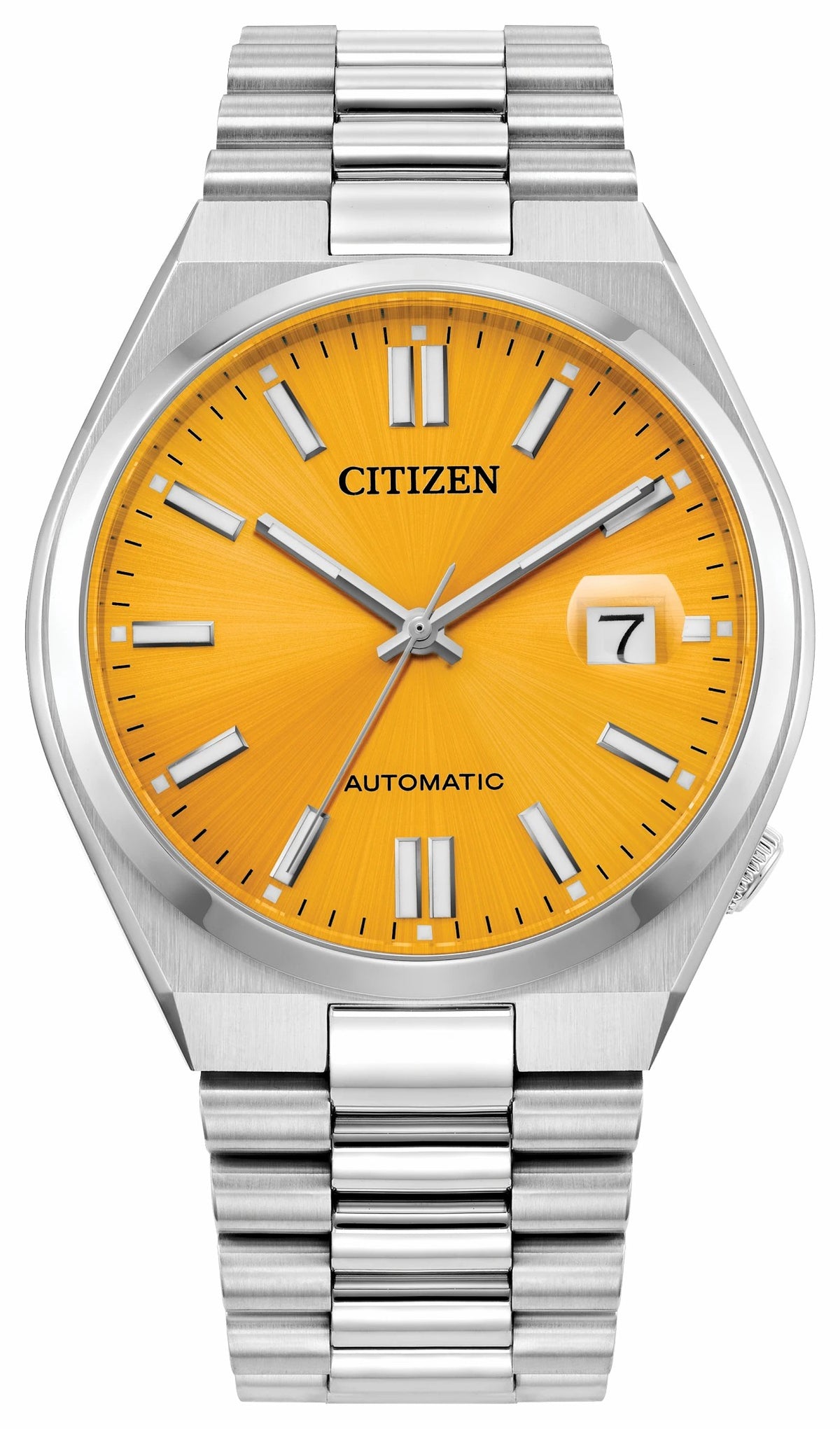 Citizen TSUYOSA Yellow Dial Stainless Steel Bracelet NJ0150-56Z
