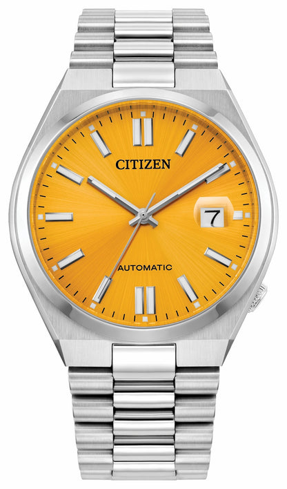 Citizen TSUYOSA Yellow Dial Stainless Steel Bracelet NJ0150-56Z