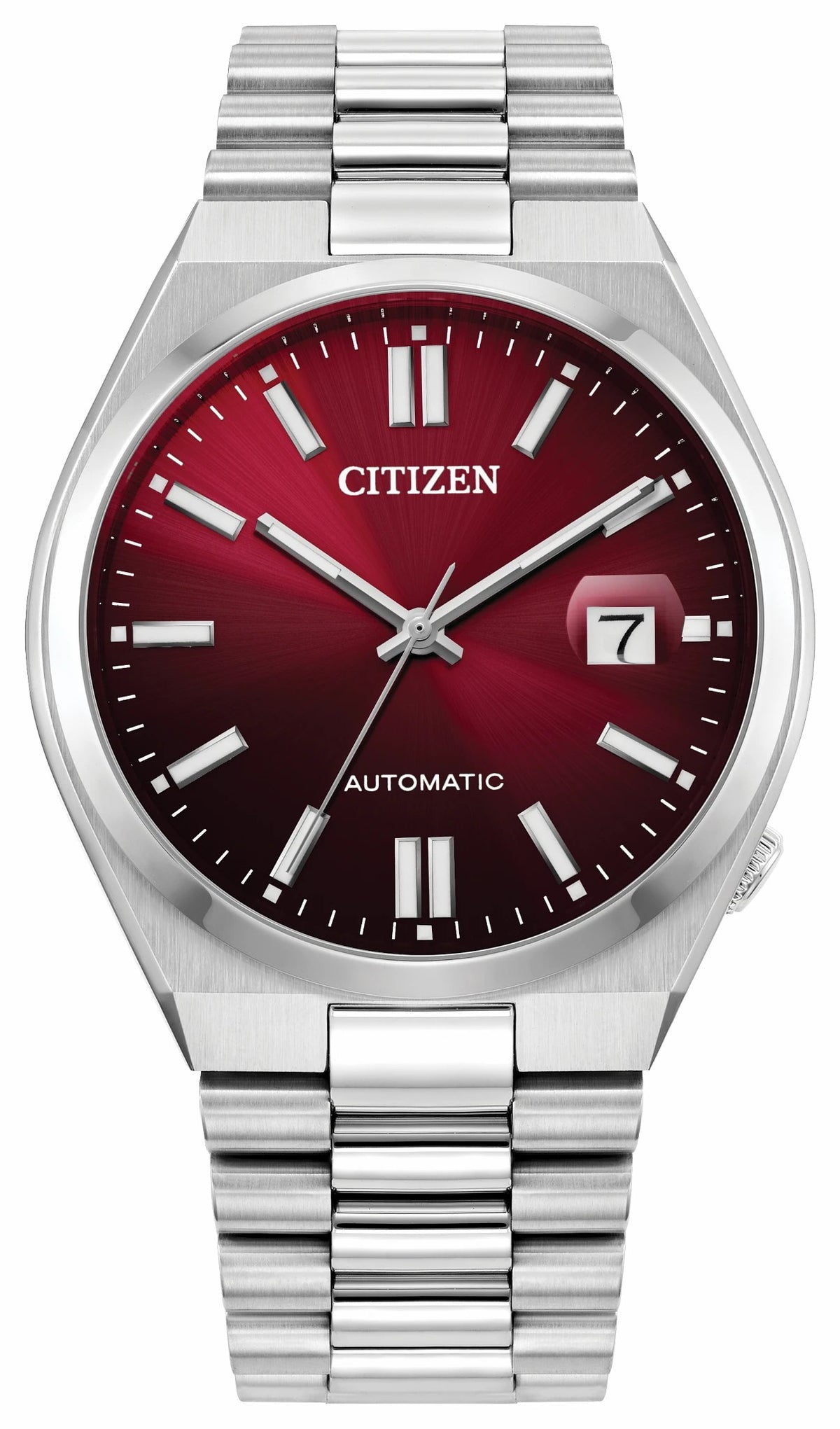 Citizen TSUYOSA Red Dial Stainless Steel Bracelet NJ0150-56W