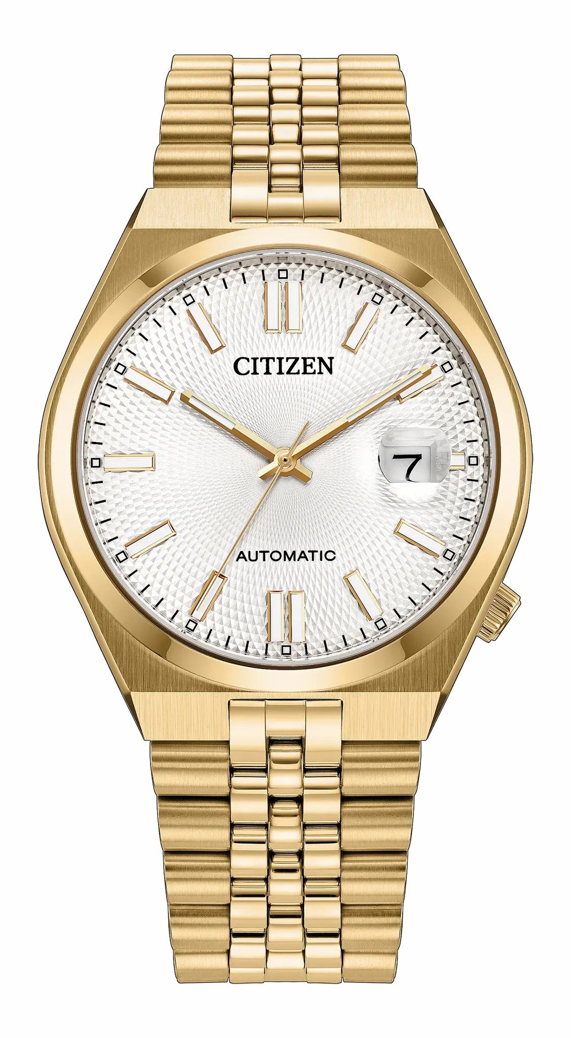Citizen TSUYOSA 60 37mm Silver-Tone Dial Stainless Steel Bracelet NK0032-56A