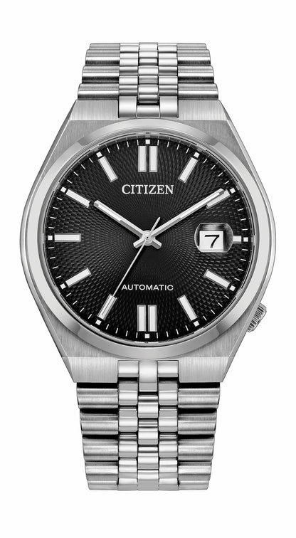 Citizen TSUYOSA 60 37mm Black Dial Stainless Steel Bracelet NK0030-51E