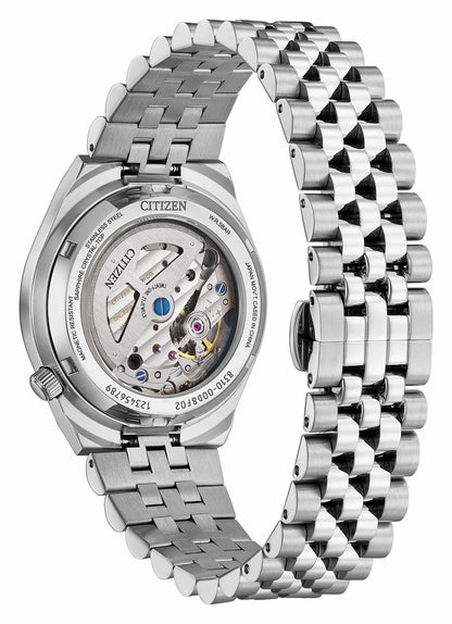 Citizen TSUYOSA 60 37mm Black Dial Stainless Steel Bracelet NK0030-51E