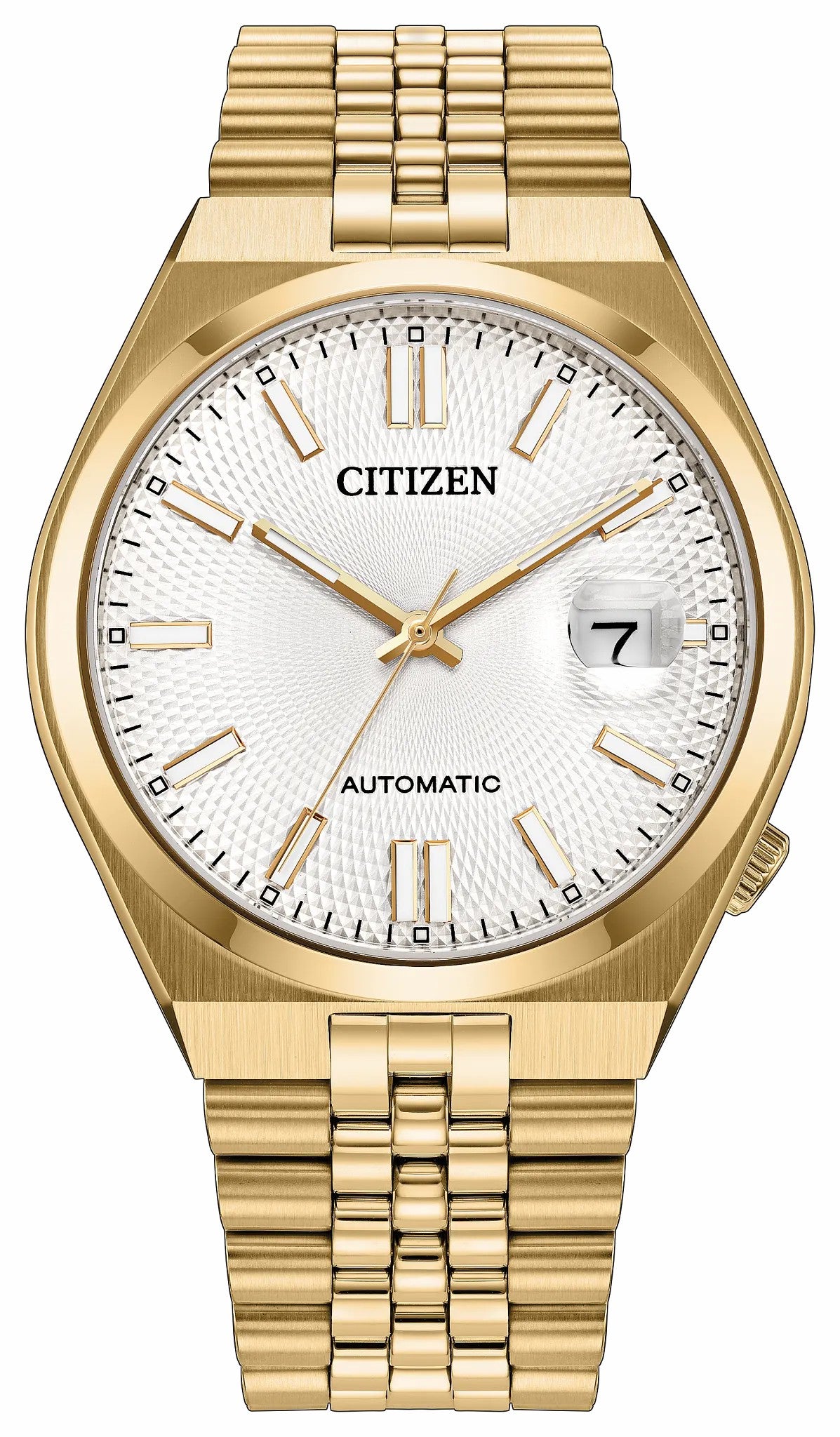 Citizen TSUYOSA 60 Silver-Tone Dial Stainless Steel Bracelet NK0022-50A