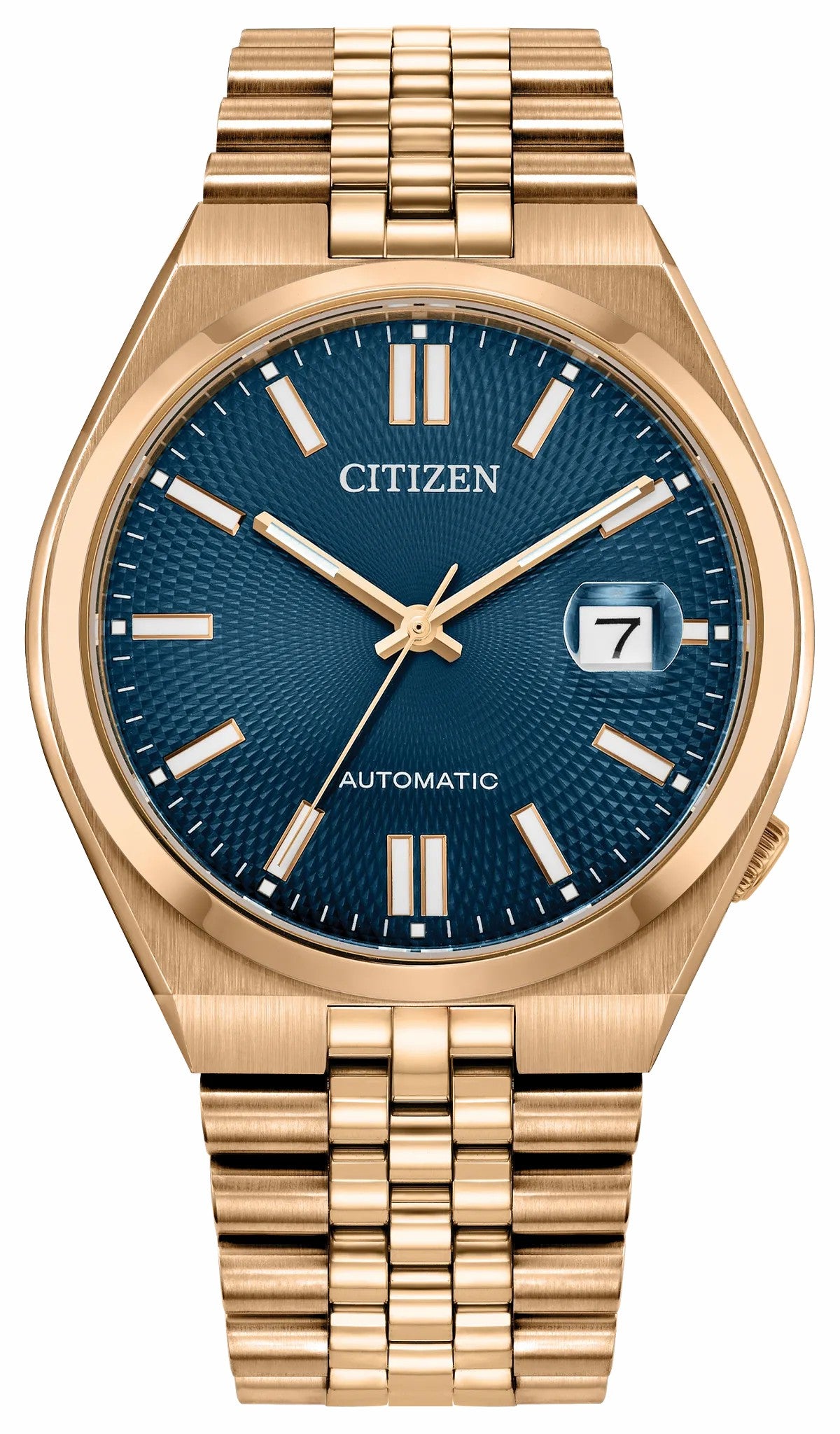 Citizen TSUYOSA 60 Blue Dial Stainless Steel Bracelet NK0023-57L