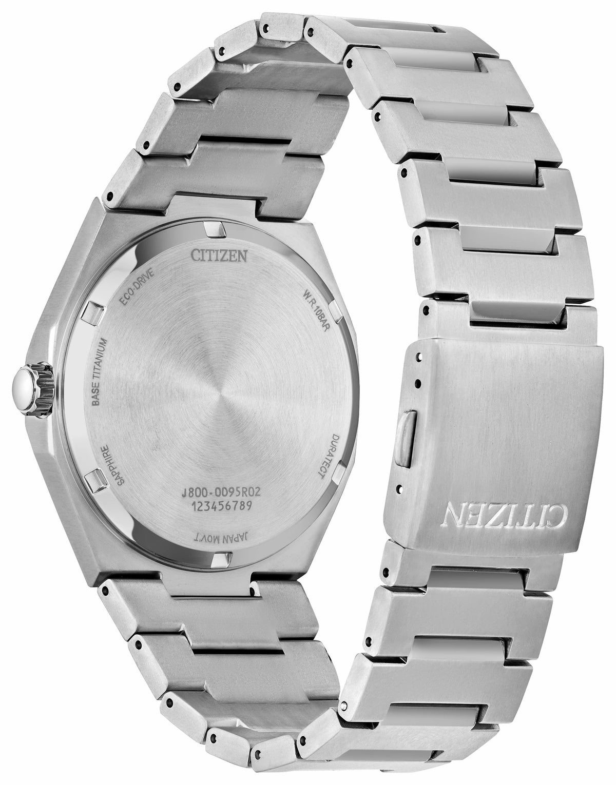 Citizen Zenshin Three-hand Green Dial Super Titanium Bracelet AW0130-85X