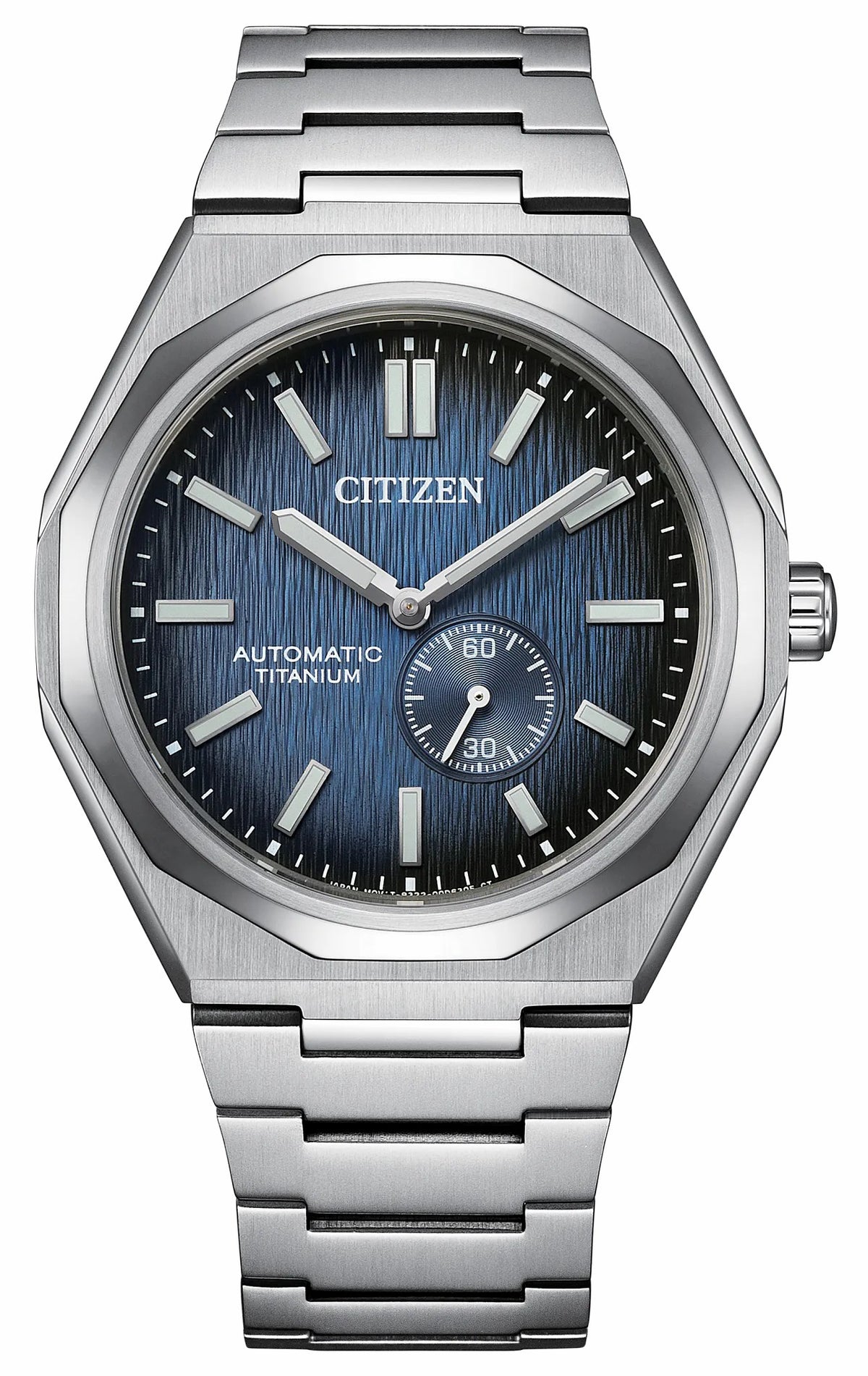 Citizen Zenshin 60 Mechanical Blue Dial Super Titanium Bracelet NK5020-58M
