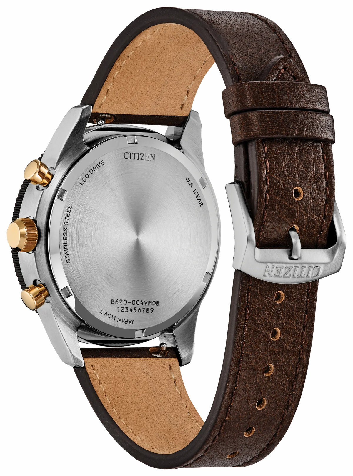 Citizen Terra Force Brown Dial Leather Strap CA4746-08X