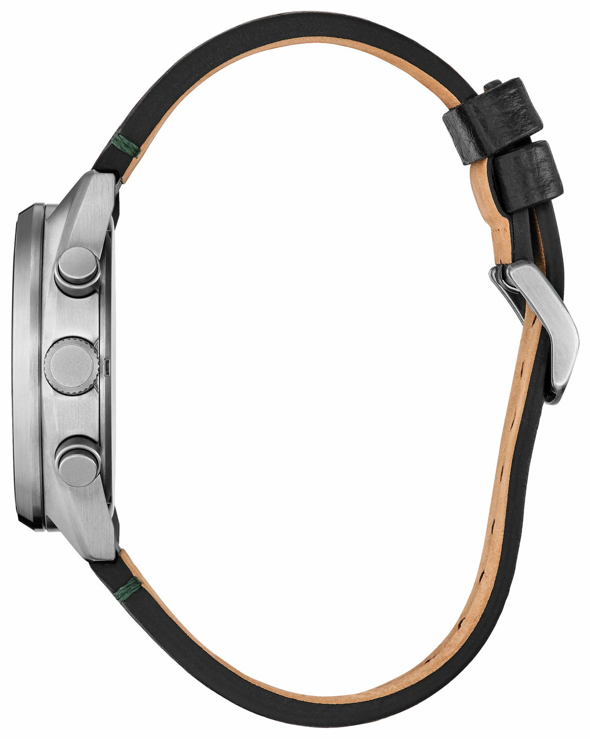 Citizen Sport Casual Green Dial Leather Strap CA7041-07X