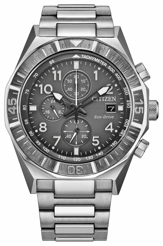 Citizen Nighthawk Gray Dial Stainless Steel Bracelet CA0890-54H