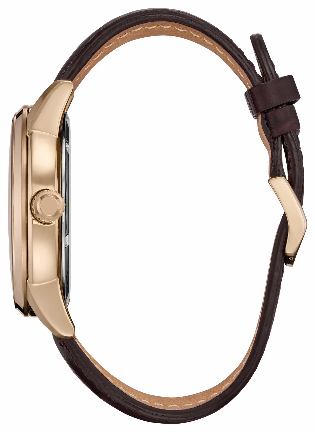 Citizen Corso - Men's Eco-Drive BU2013-08E Rose Gold Leather Watch
