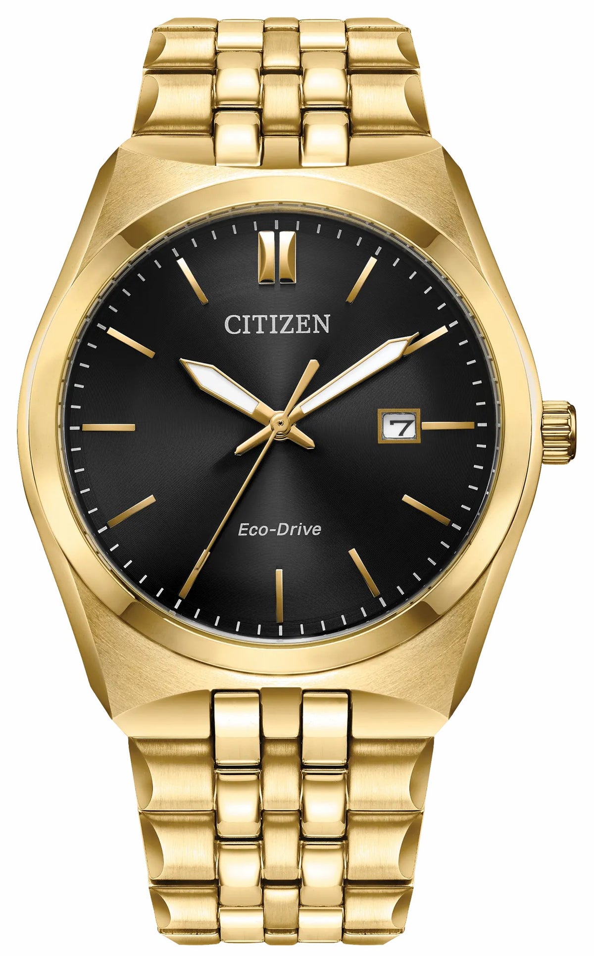 Citizen Corso Black Dial Stainless Steel Bracelet BM7333-85E