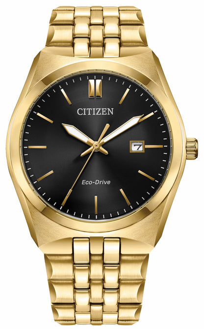 Citizen Corso Black Dial Stainless Steel Bracelet BM7333-85E